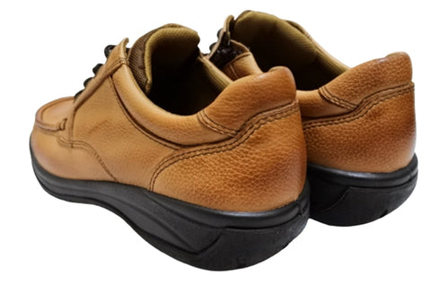 【ムーンスター SP8922 ブラウン】サイドジップメンズコンフォートレザーシューズ